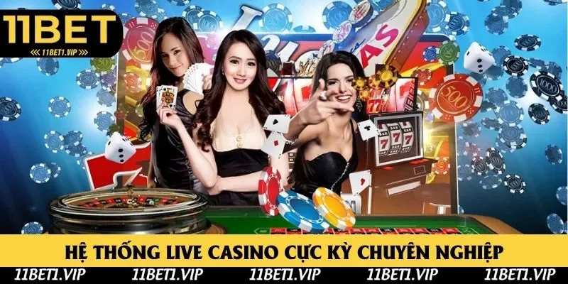 Mô hình live casino mang đến trải nghiệm chuyên nghiệp