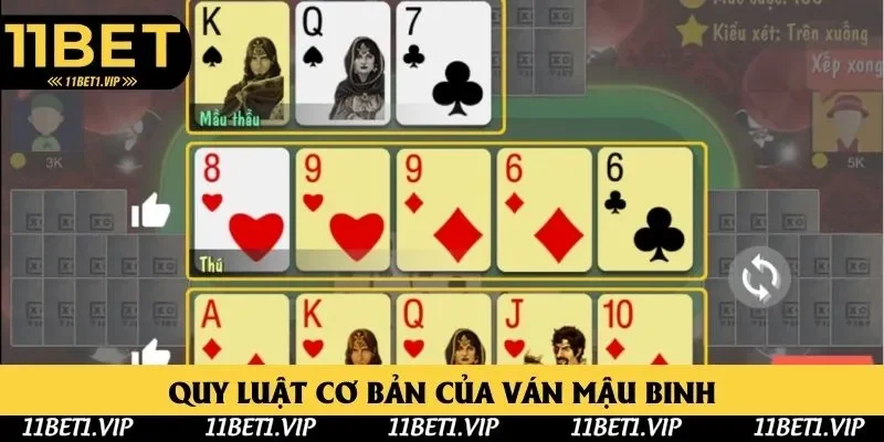 Quy luật cần nắm trong hướng dẫn chơi Mậu Binh