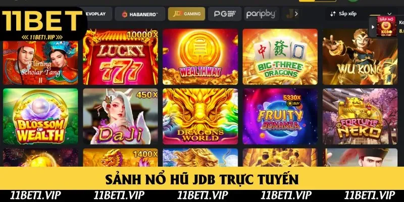 Sảnh quay hũ online JDB uy tín cao